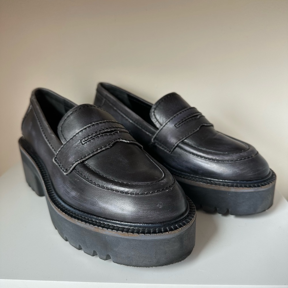 Platform chunky loafers from free people
